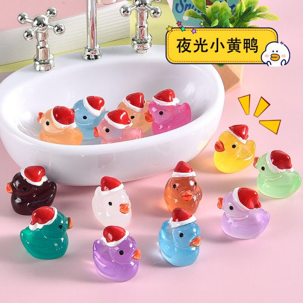 Christmas Glow-In-The-Dark Duck Charm - 图片 4