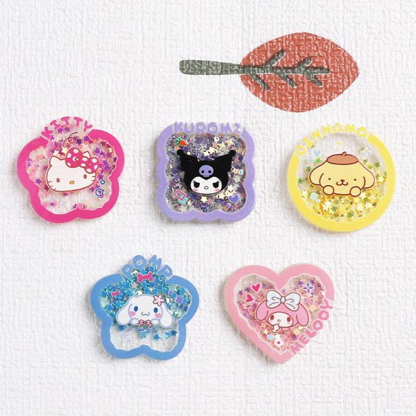 Glow-In-The-Dark Sanrio Acrylic Patch - 图片 2