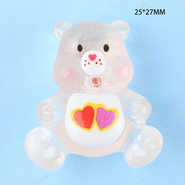 Glow-In-The-Dark Bear Charm - 图片 5