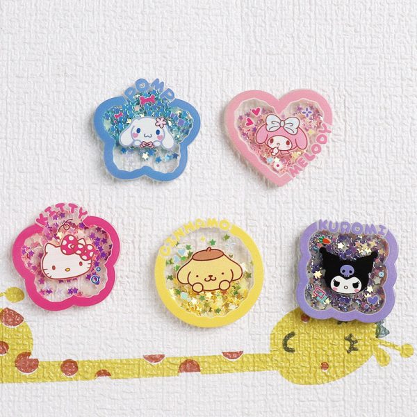 Glow-In-The-Dark Sanrio Acrylic Patch - 图片 3