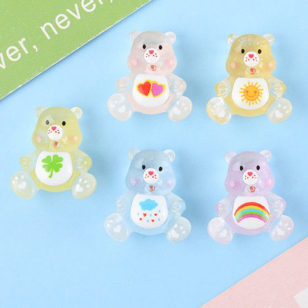 Glow-In-The-Dark Bear Charm - 图片 4