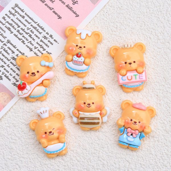 Cute Little Bear Charms