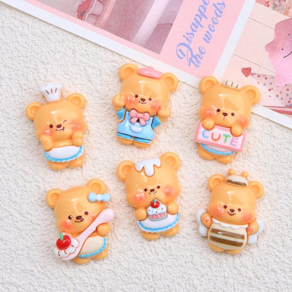 Cute Little Bear Charms - 图片 2