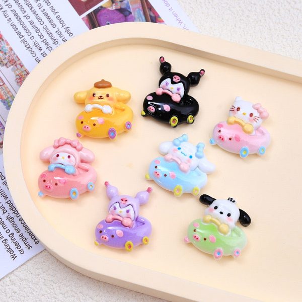 Sanrio Driving Piggy Car Charms - 图片 3