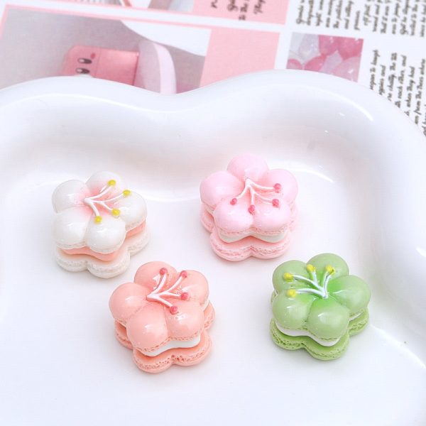 Sakura Macaron Flower Charms - 图片 3