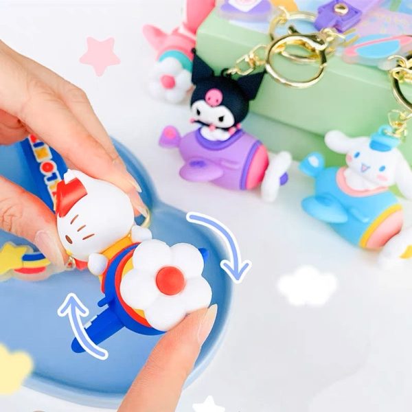 SANRIO AIRCRAFT KEYCHAIN - 图片 2