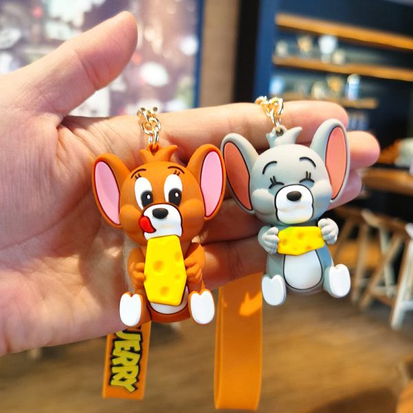 TOM & JERRY CHEESE KEYCHAIN - 图片 2