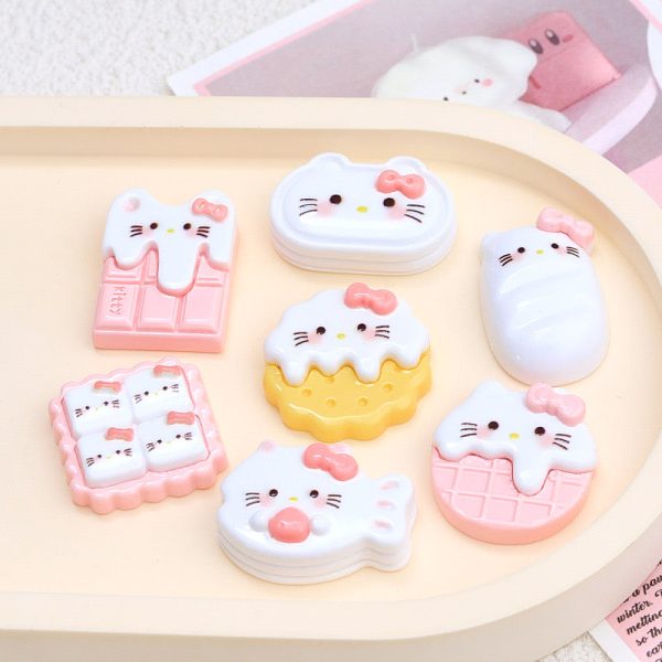 Pink Kitty Chocolate Cookie Charms - 图片 2