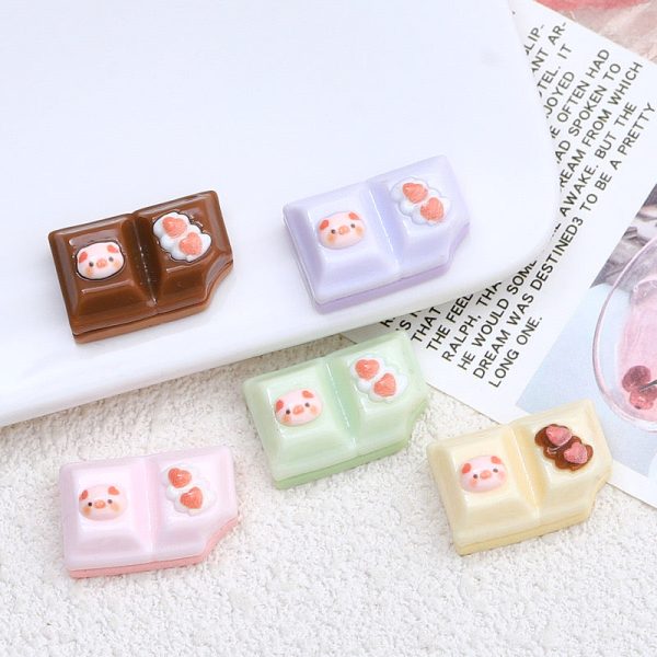 Piggy & Heart Chocolate Charms