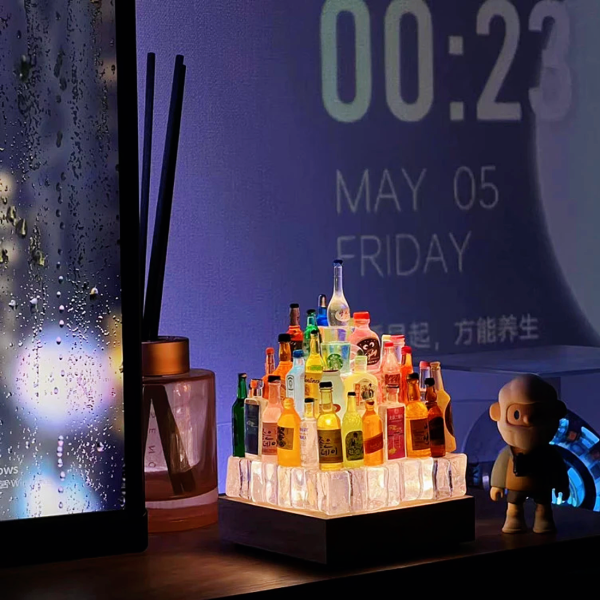 3D Creative Bottle Ornament Night Light Diy Kit - 图片 4