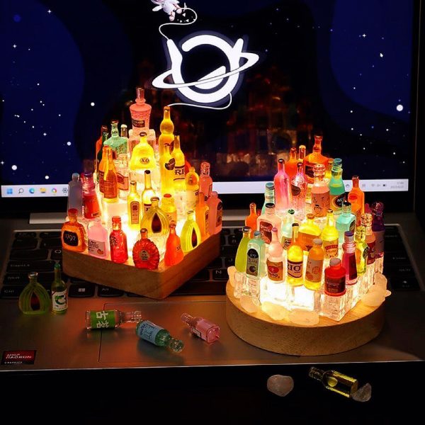 3D Creative Bottle Ornament Night Light Diy Kit - 图片 2