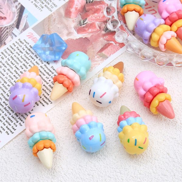 Ice Cream Cone Charms