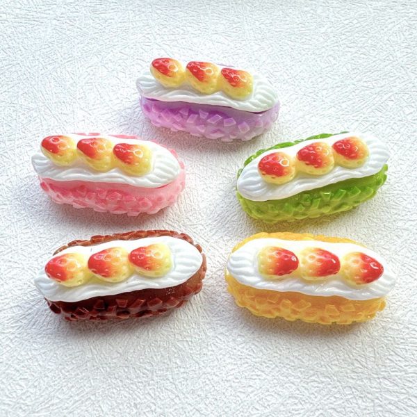 Strawberry Long Bread Charms