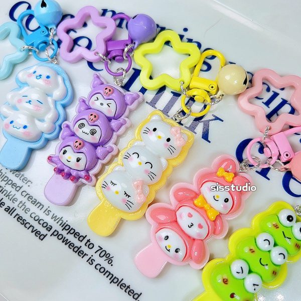 Sanrio Friends Keychain Bag Pendant - 图片 3