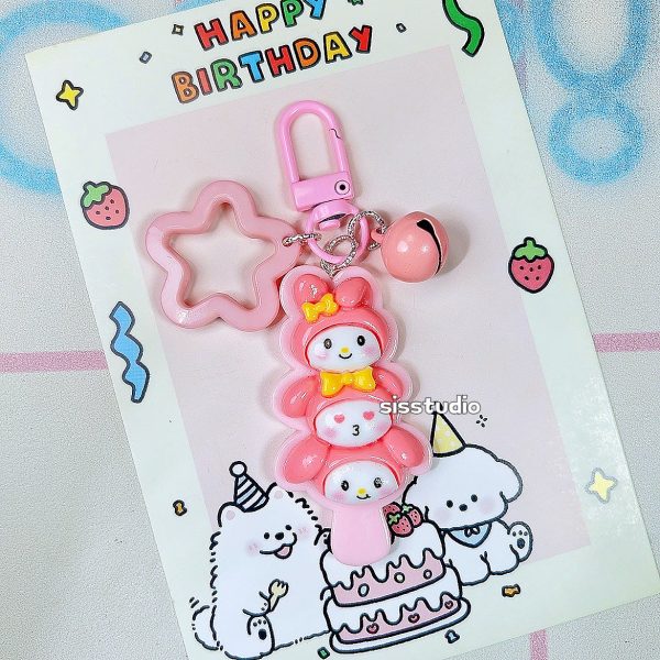 Sanrio Friends Keychain Bag Pendant - 图片 8