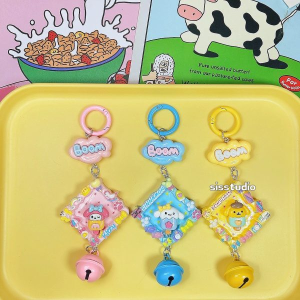 Sanrio Character Friends Keychain Bag Pendant - 图片 4