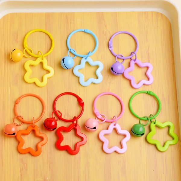 Star Pendant Keychain Diy Accessories - 图片 2