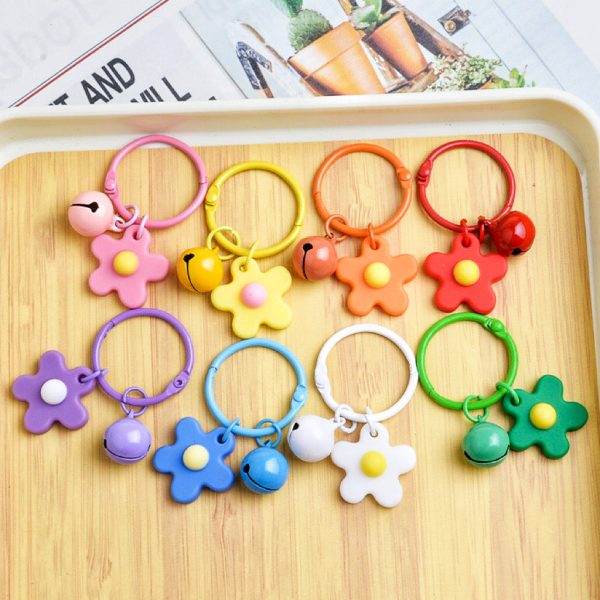 Flower Pendant Keychain Diy Accessories - 图片 3