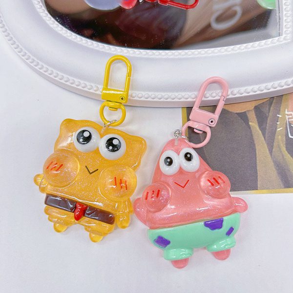 SpongeBob Luminous Keychain Pendant - 图片 5