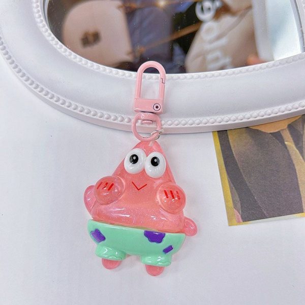 SpongeBob Luminous Keychain Pendant - 图片 7