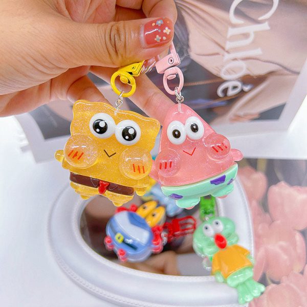 SpongeBob Luminous Keychain Pendant - 图片 3