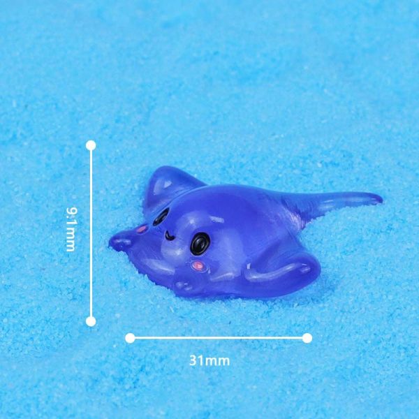 20pcs /Luminous Mini Marine Animal Ornament - 图片 11