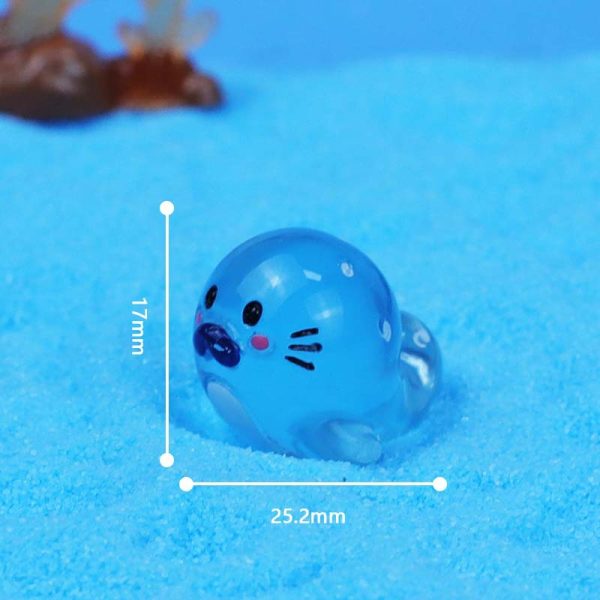 20pcs /Luminous Mini Marine Animal Ornament - 图片 13