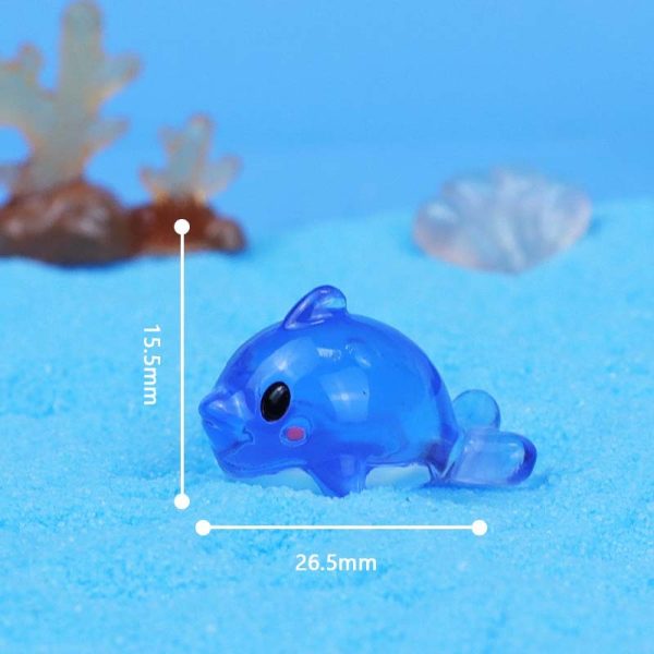 20pcs /Luminous Mini Marine Animal Ornament - 图片 8