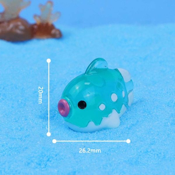 20pcs /Luminous Mini Marine Animal Ornament - 图片 17